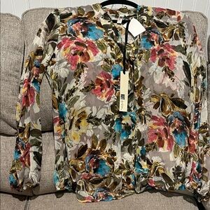 Kut from the Kloth Multicolor Floral Blouse